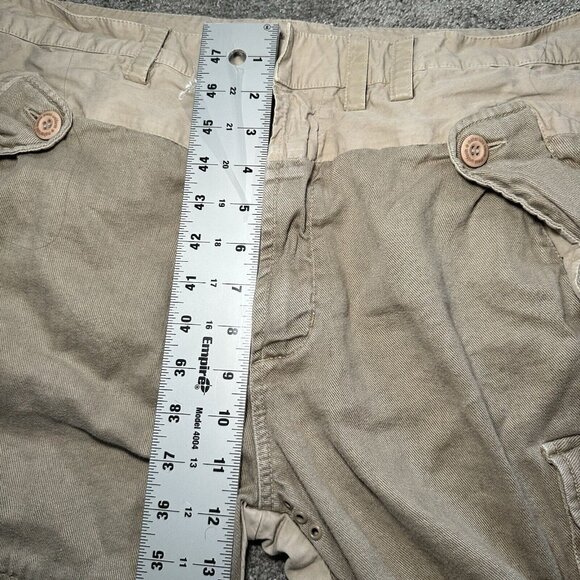 Maharishi Pants Mens Large (34W) Beige Hemp Military Streetwear Utility Pockets - Picture 13 of 13